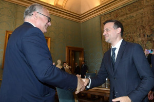 Συνάντηση Δημάρχου Αθηναίων, Χάρη Δούκα, με τον Δήμαρχο Ρώμης, Roberto Gualtieri στην ιταλική πρωτεύουσα