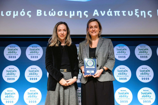 Σημαντική βράβευση απέσπασε η ελίν στα Bravo Sustainability Dialogue & Awards 2025 για τον Απολογισμό Βιώσιμης Ανάπτυξης ESG του έτους 2024