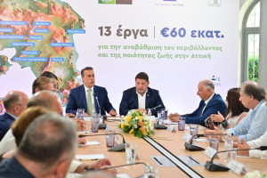 Το Υπουργείο Περιβάλλοντος και Ενέργειας, η Περιφέρεια Αττικής και το Πράσινο Ταμείο παρουσίασαν το πρόγραμμα «Πράσινες Ανάσες για την Αττική»