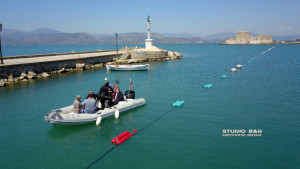 Ναύπλιο: Ξεκίνησε η πόντιση του υποθαλάσσιου καλωδίου ρεύματος στο Μπούρτζι από τon ΔΕΔΔΗΕ