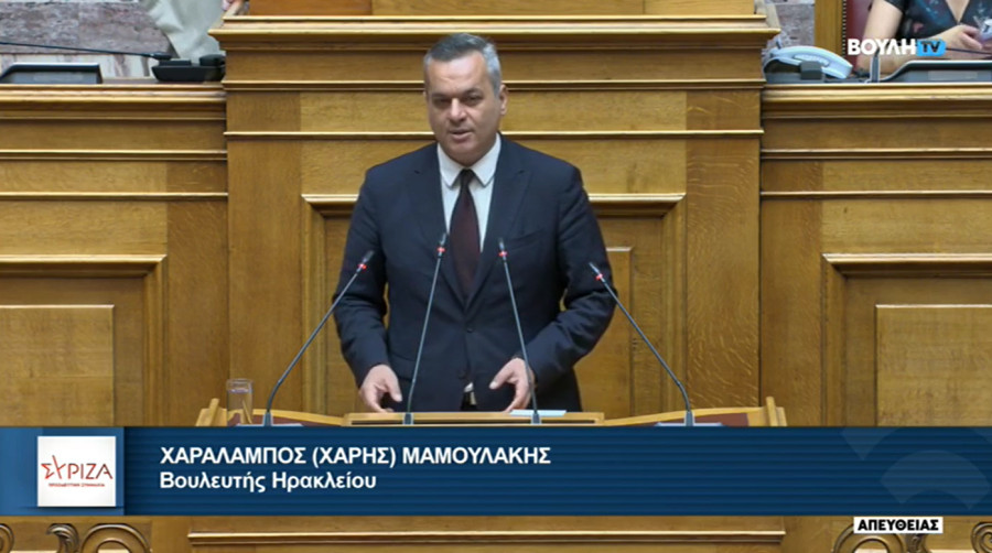 Χάρης Μαμουλάκης: Υπάρχει μακροπρόθεσμος σχεδιασμός από τη ΝΔ για την αξιοποίηση της ηλιακής ενέργειας στις στέγες;