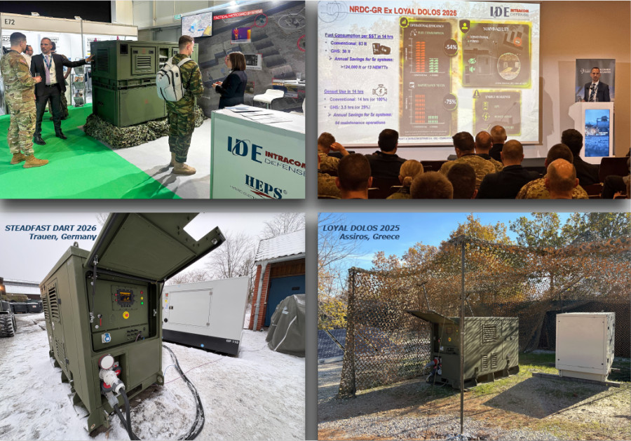 Η IDE επιδεικνύει προηγμένες υβριδικές ενεργειακές δυνατότητες σε ασκήσεις του ΝΑΤΟ