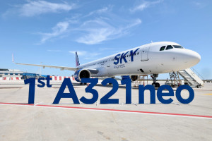 SKY express: Παρέλαβε το πρώτο AIRBUS Α321neo 