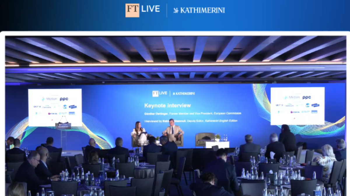 Energy Transition Summit-Γκίντερ Έτιγκερ: Η ευρωπαϊκή Πράσινη Συμφωνία είναι σημαντική, αλλά όχι και η Βίβλος