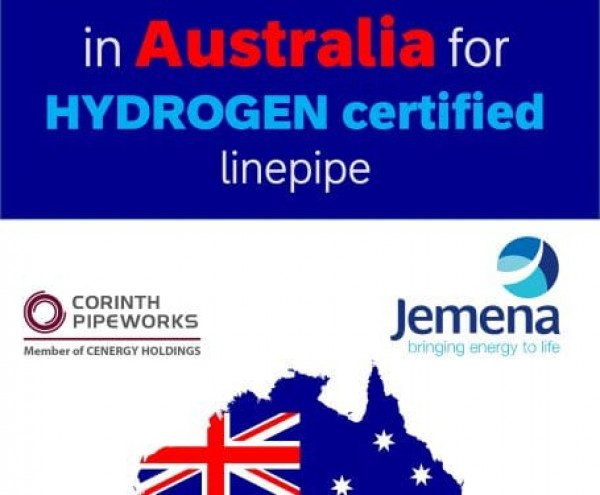 Συμβόλαιο στην Αυστραλία για αγωγό μεταφοράς υδρογόνου για τα Σωληνουργεία Κορίνθου