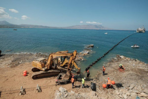 Η Κρήτη ηλεκτρίστηκε για πρώτη φορά με το καλώδιο που τη συνδέει με την Πελοπόννησο