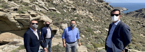 ΑΔΜΗΕ: Επίσκεψη εργασίας στην Τήνο για την κατασκευή Υποσταθμού Υψηλής Τάσης