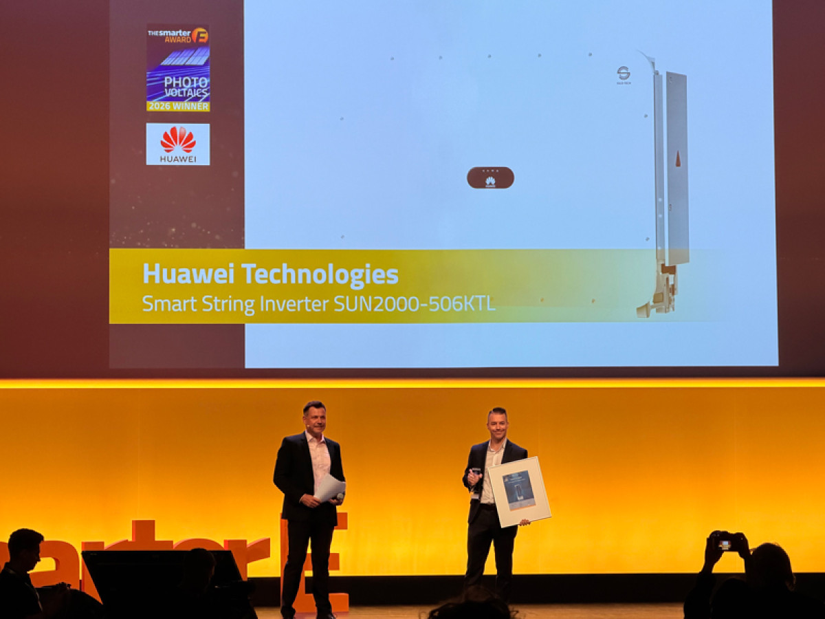 Η Huawei θέτει νέα πρότυπα στα φωτοβολταϊκά μεγάλης κλίμακας με διεθνή διάκριση