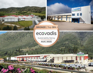 Η ΗΠΕΙΡΟΣ ΑΕΒΕ λαμβάνει για 2η χρονιά την Πιστοποίηση Βιωσιμότητας ECOVADIS