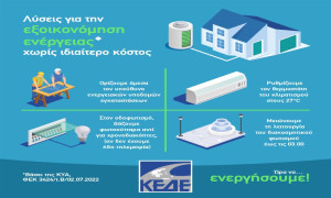 Η Κεντρική Ένωση Δήμων Ελλάδας συμμετέχει στον Εθνικό στόχο για την εξοικονόμηση ενέργειας