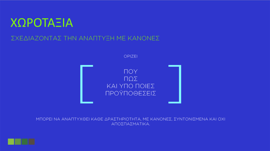 Χωροταξία: Σχεδιάζοντας την ανάπτυξη με κανόνες