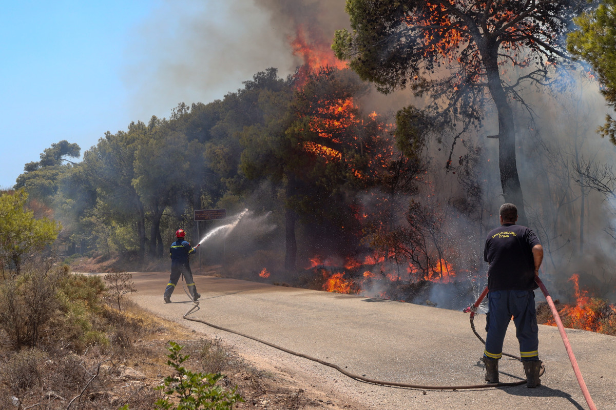 Ελεύθεροι με εισαγγελική εντολή οι δύο υπάλληλοι του ΔΕΔΔΗΕ για τη φωτιά στην Κερατέα