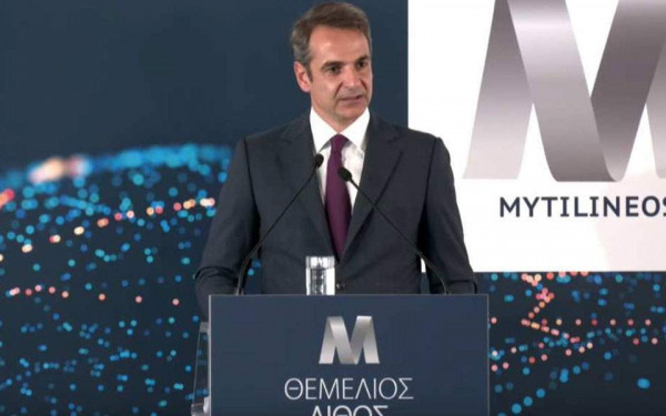 Τη νέα μονάδα φυσικού αερίου της «Μυτιληναίος» εγκαινίασε ο πρωθυπουργός