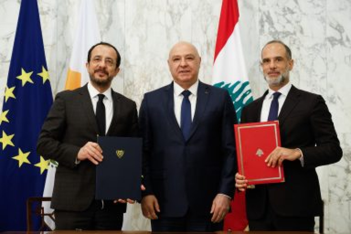 Κύπρος και Λίβανος υπέγραψαν συμφωνία οριοθέτησης ΑΟΖ και συμφωνία ηλεκτρικής διασύνδεσης