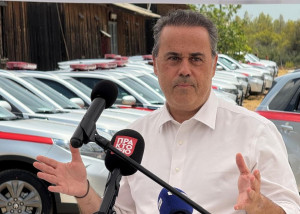 Επίσκεψη Σ. Παπασταύρου στο Προστατευτικό Περιαστικό Δάσος του δήμου Παύλου Μελά