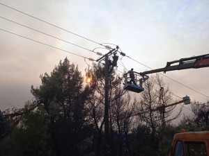 Ενημέρωση σχετικά με την αποκατάσταση των ζημιών στο Δίκτυο Ηλεκτρικής Ενέργειας λόγω των πυρκαγιών στην Εύβοια και την Πελοπόννησο