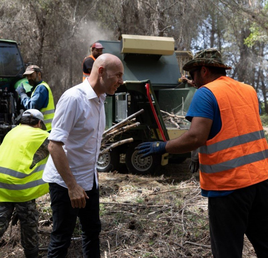 Αυτοψία Γ. Αμυρά σε εργασίες αντιπυρικής πρόληψης στο Νομό Ηλείας