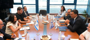 Συνάντηση του Υπουργού Ναυτιλίας και Νησιωτικής Πολιτικής, Βασίλη Κικίλια, με την Υπουργό Μεταφορών του Ισραήλ, Miri Regev