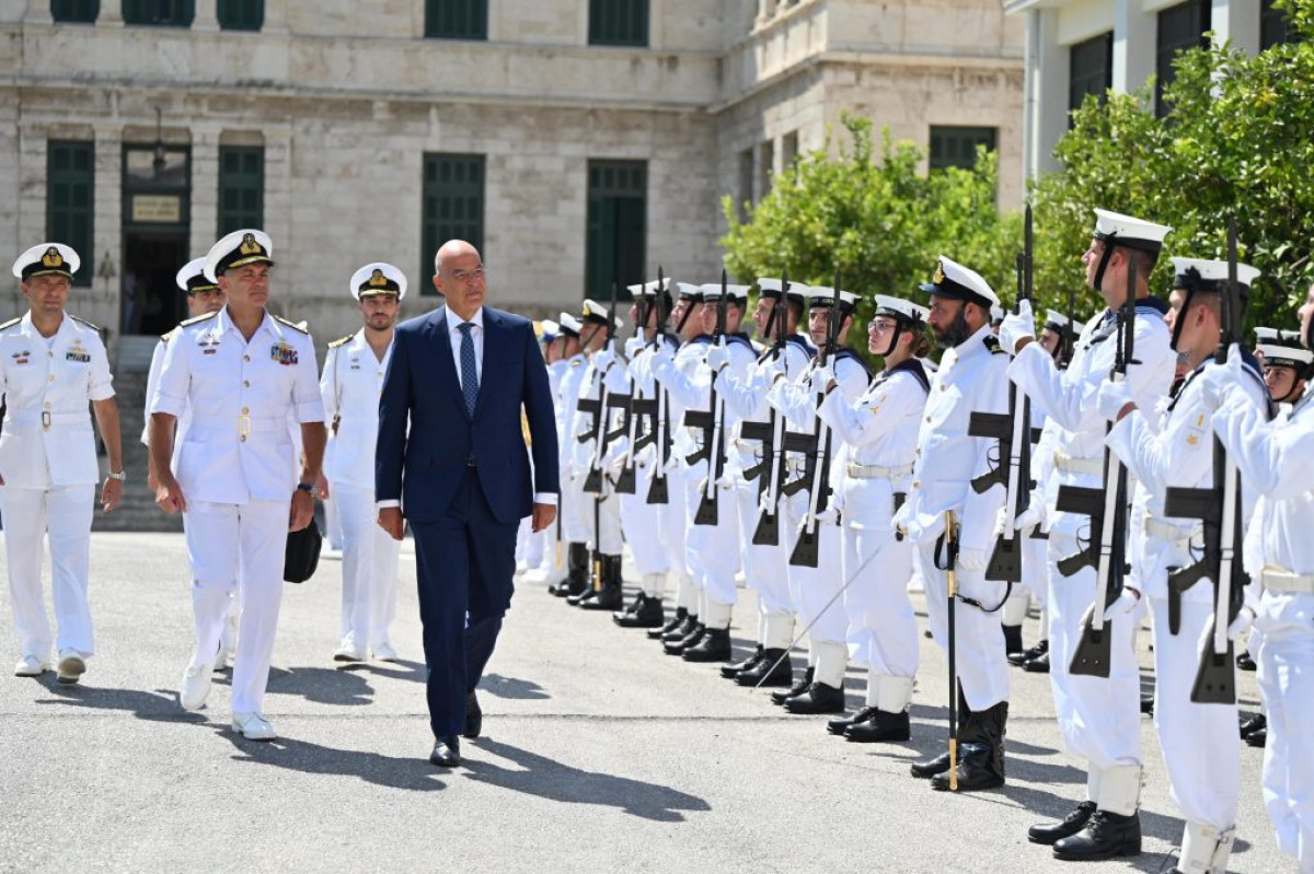 Παρουσία ΥΕΘΑ Ν. Δένδια τα εγκαίνια του Θεραπευτηρίου της Σχολής Ναυτικών Δοκίμων, που αποτελεί δωρεά της εταιρείας MOTOR OIL