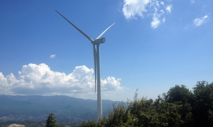 Ο αιολικός σταθμός παραγωγής ηλεκτρικής ενέργειας της ΠΑΥΛΙΔΗΣ ΜΑΡΜΑΡΑ ΓΡΑΝΙΤΕΣ