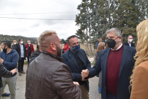 Στην εκδήλωση των εργαζομένων του ΕΔΣΝΑ στο ΧΥΤΑ Φυλής ο Πατούλης