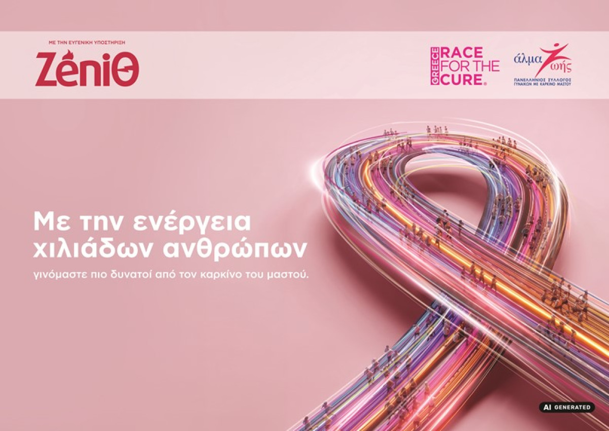 Η ZeniΘ μετέτρεψε την ενέργεια σε μήνυμα ελπίδας στο 18ο Greece Race for the Cure® 2026