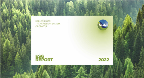 Έκθεση Βιώσιμης Ανάπτυξης ΔΕΣΦΑ 2022: Θέτοντας τις βάσεις για ένα μέλλον μηδενικών ρύπων