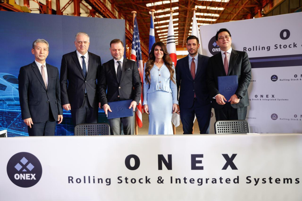 Υπογράφηκε η συμφωνία της ONEX Rolling Stock &amp; Integrated Systems με την Sung Shin Rolling Stock Tehncology για παραγωγή τροχαίου υλικού