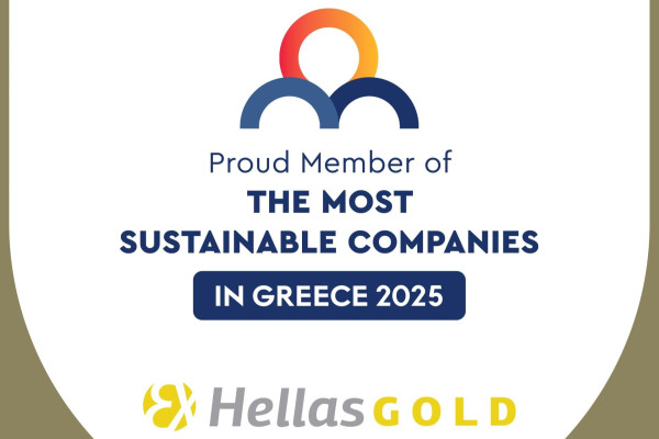 Η Ελληνικός Χρυσός μεταξύ των «The Most Sustainable Companies in Greece 2025»