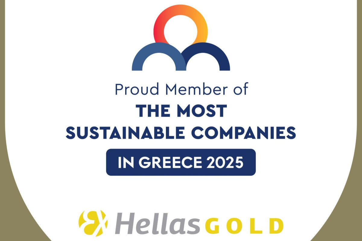 Η Ελληνικός Χρυσός μεταξύ των «The Most Sustainable Companies in Greece 2025»