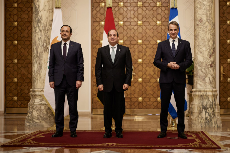 Στο Ελ Αλαμέιν ο Κυρ. Μητσοτάκης για την τριμερή Ελλάδας- Κύπρου- Αιγύπτου