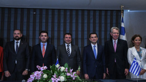 Υπεγράφη η συμφωνία Ελλάδας-Β. Μακεδονίας για τον αγωγό φυσικού αερίου. Ενισχύεται ο γεωπολιτικός ρόλος της χώρας μας.