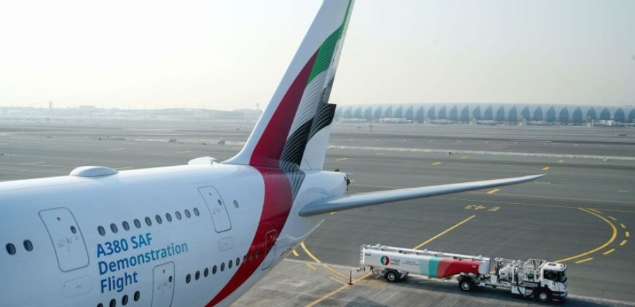 Emirates: 1η Δοκιμαστική Πτήση Παγκoσμίως με 100% Βιώσιμο Αεροπορικό Καύσιμο (SAF)