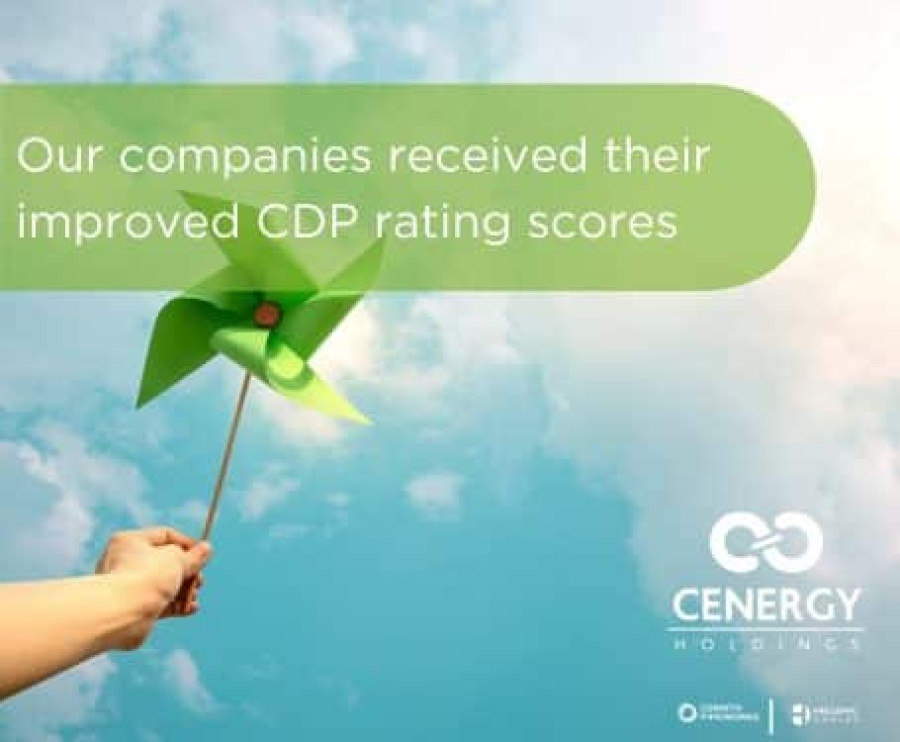 Οι εταιρείες της Cenergy Holdings, πιστές στη δέσμευσή τους για περιβαλλοντική διαφάνεια, έλαβαν βαθμολογία ‘’Β’’ από την διεθνή οργανισμό CDP