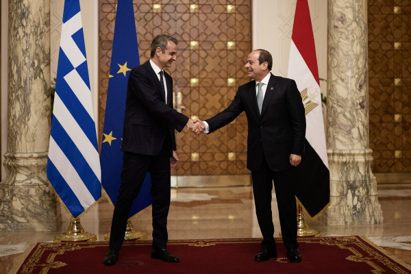 Συνάντηση Κυρ. Μητσοτάκη - Αλ Σίσι σήμερα στο Μαξίμου