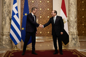 Συνάντηση Κυρ. Μητσοτάκη - Αλ Σίσι σήμερα στο Μαξίμου