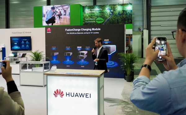 Η Huawei παρουσιάζει για πρώτη φορά τη μονάδα φόρτισης επόμενης γενιάς DC FusionCharge 40 kW στο EVS35
