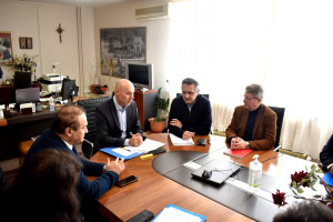 Στην περιφέρεια Δυτικής Μακεδονίας ο Γιώργος Αμυράς - Συνάντηση εργασίας με τον Γ. Κασαπίδη