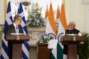 Κυρ. Μητσοτάκης: Σημαντική η πρόοδος στη στρατηγική συνεργασία Ελλάδας-Ινδίας, σε επενδύσεις, άμυνα και κυβερνοασφάλεια