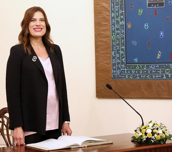 Διορίστηκε και επίσημα η Νατάσα Πηλείδου νέα υπουργός Ενέργειας της Κύπρου