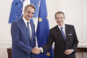 Συνάντηση του Πρωθυπουργού Μητσοτάκη με τον Γενικό Διευθυντή του ΔΟΑΕ Rafael Grossi
