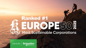 Νέα αναγνώριση για τη Schneider Electric - Η πιο βιώσιμη εταιρεία στην Ευρώπη από την Corporate Knights