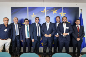 Σημαντική συνάντηση του Ελληνικού Δικτύου Ανθεκτικών Πόλεων με τον Απόστολο Τζιτζικώστα στις Βρυξέλλες