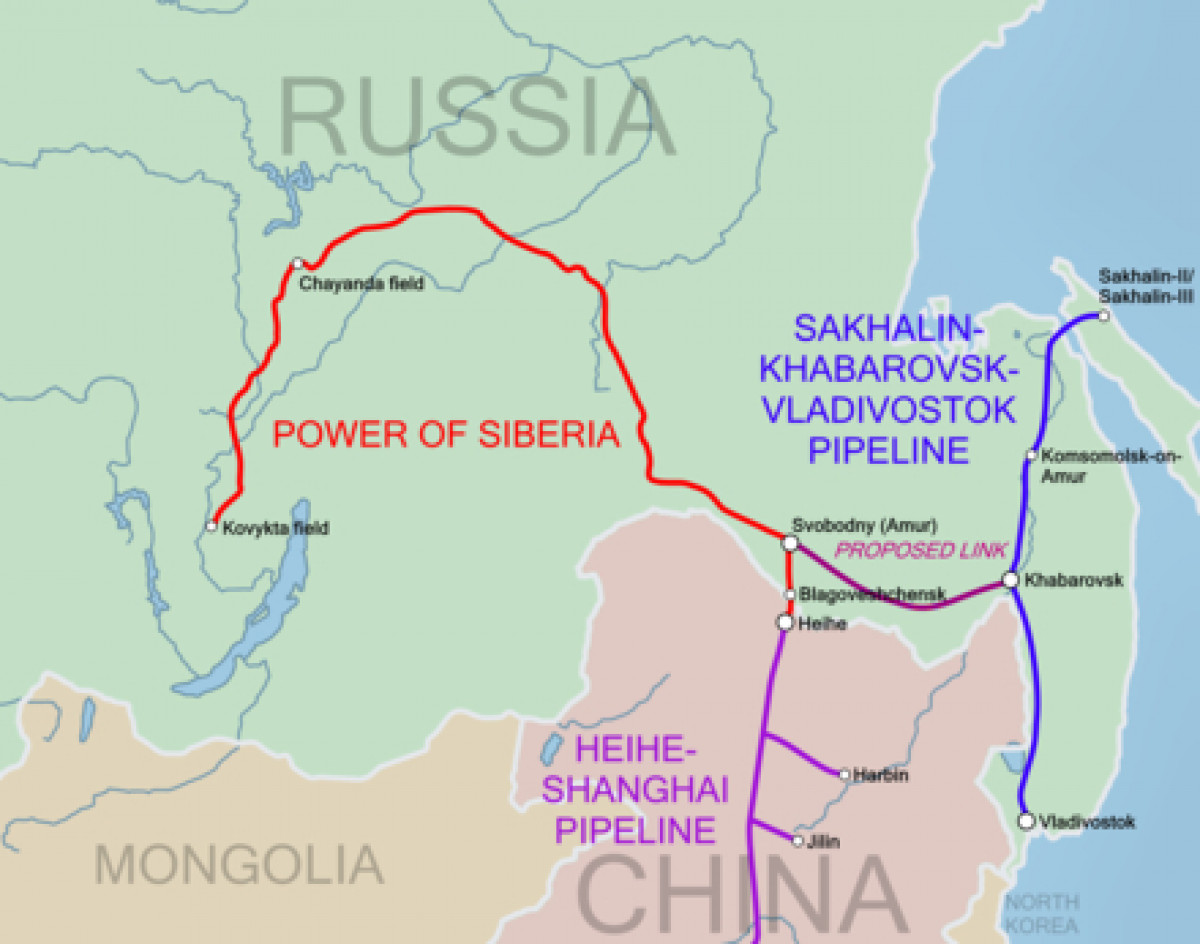 Κίνα: Ξεκινά η κατασκευή του νοτίου τμήματος του αγωγού φυσικού αερίου China-Russia East
