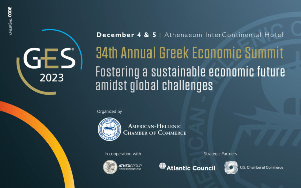 Το 34th Greek Economic Summit διοργανώνει στην Αθήνα το Ελληνο-Αμερικανικό Εμπορικό Επιμελητήριο