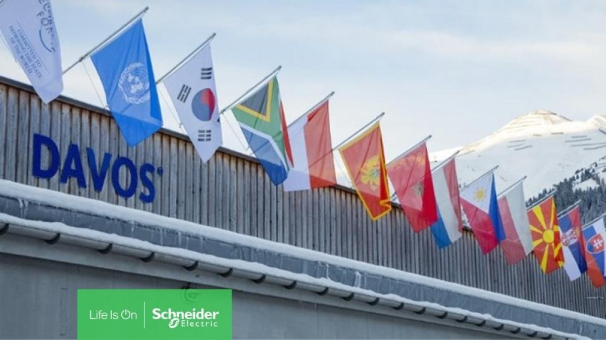 Η Schneider Electric προωθεί την ενεργειακή τεχνολογία στην ετήσια συνάντηση του World Economic Forum στο Davos