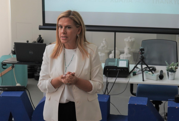 Επίσκεψη της Υφυπουργού Ανάπτυξης Ζωής Ράπτη στο Ερευνητικό Κέντρο «ΑΘΗΝΑ»