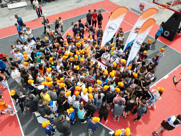 Με εκατοντάδες συμμετοχές από όλη την Ελλάδα ολοκληρώθηκε το 3x3 ΔΕΗ Street Basketball