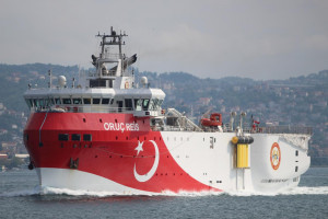 Στο λιμάνι της Αττάλειας την Πέμπτη το τουρκικό σκάφος Oruc Reis
