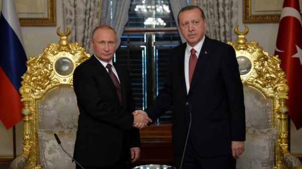 Ερντογάν και Πούτιν εγκαινιάζουν ένα τμήμα του αγωγού αερίου TurkStream 